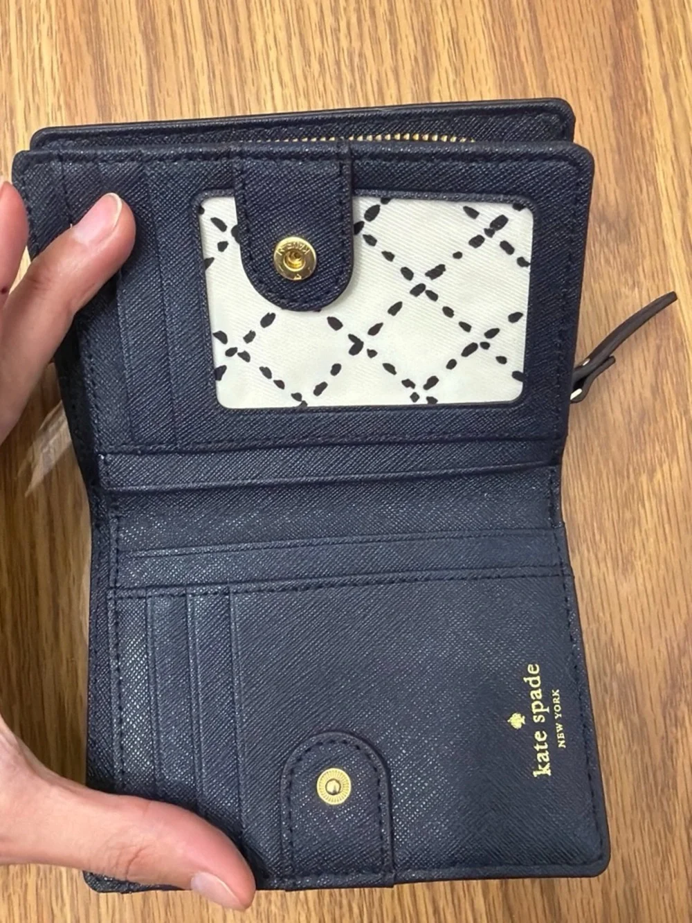 NEW Kate Spade Newbury Lane wallet Navy